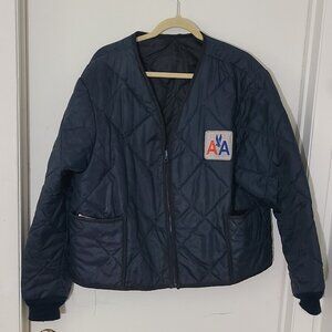 Vintage American Airlines Quilted Liner Jacket XXL